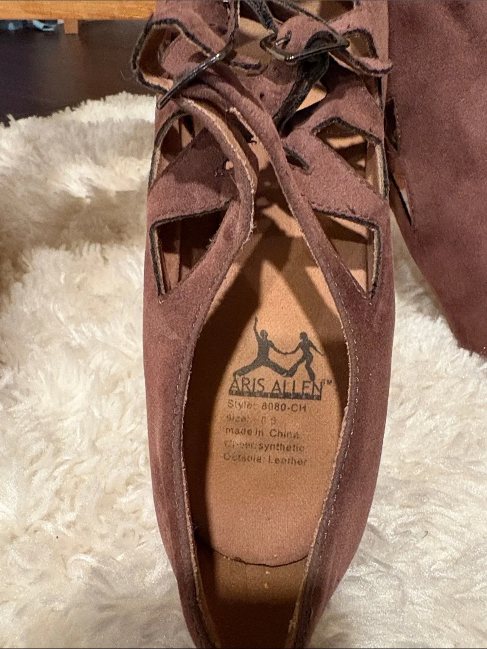 Aris Allen Swing Dance Shoes n Dark Brown